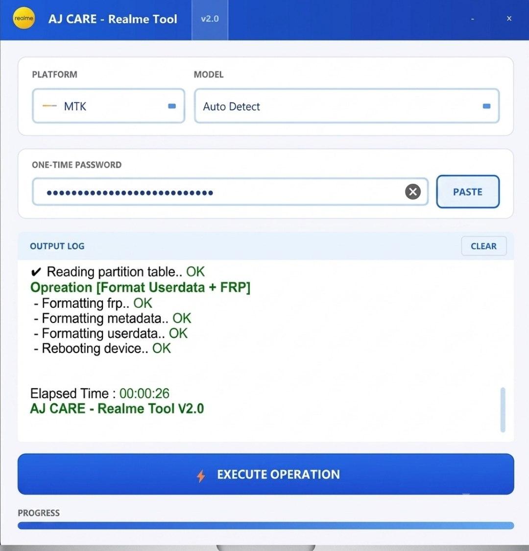 AJ CARE - Realme Tool